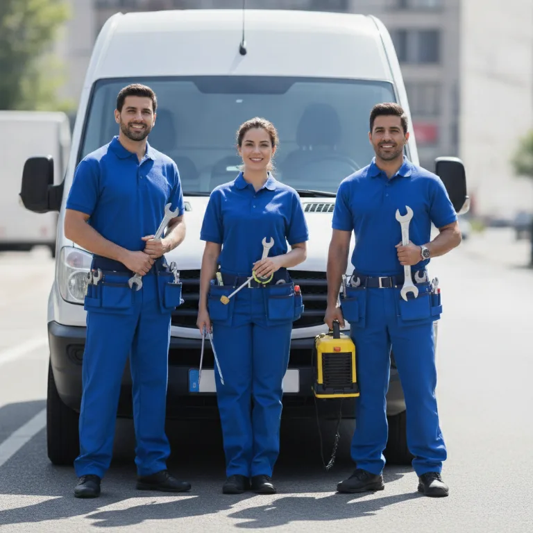 Industriewäscherei Team in Neukoelln